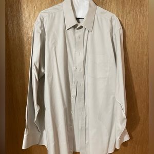 Jos. A. Bank Gray 17 1/2 35 Dress Shirt